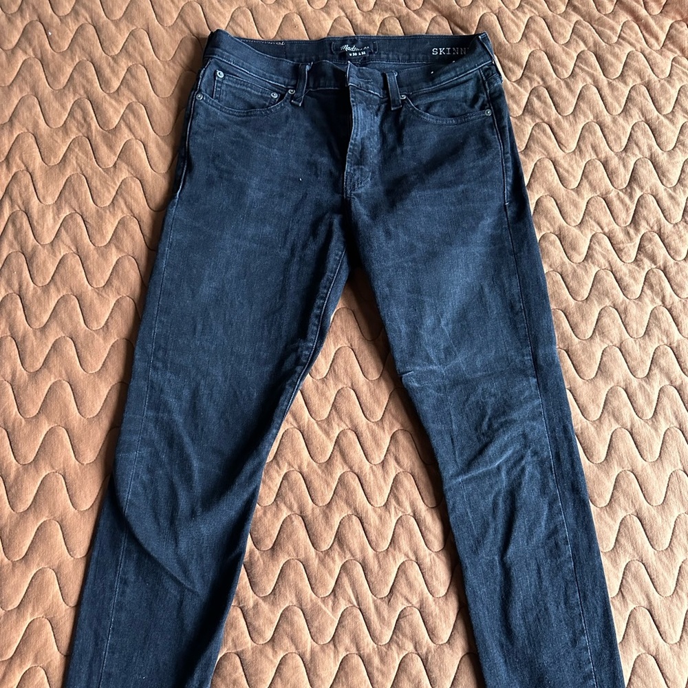 Madewell Men Skinny Jean 30x32 - Black Wash